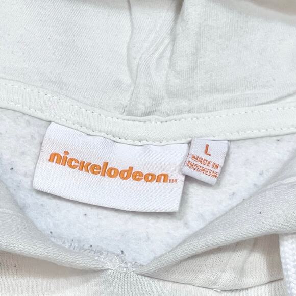 Nickelodeon Rugrats Real Monsters Hoodie Sweater Rocko 90s Men Large White - Picture 4 of 5